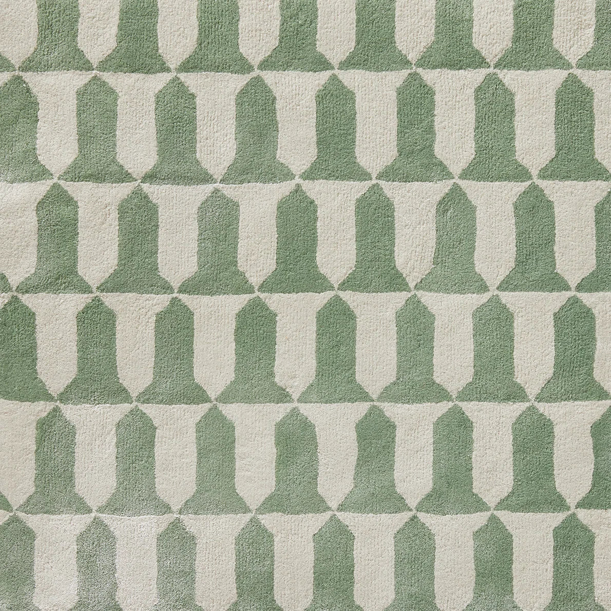 Les Blasons Tuft Main Rug by Le Manach in Vert (LT100003)