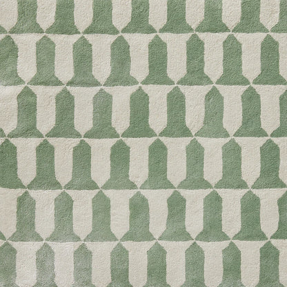 Les Blasons Tuft Main Rug by Le Manach in Vert (LT100003)