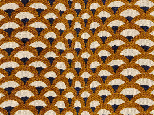 Les Ecailles Fabric by Le Manach in Les Ecailles C516/C531 (L3914_LES_ECAILLES_C516_C531_FE)