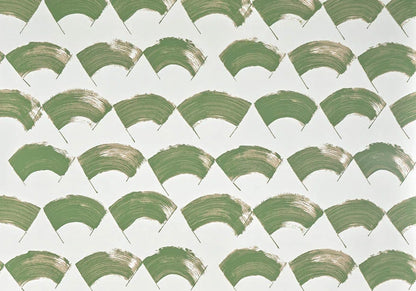 Les Eventails Wallpaper by Pierre Frey in Herbe (FP048001)