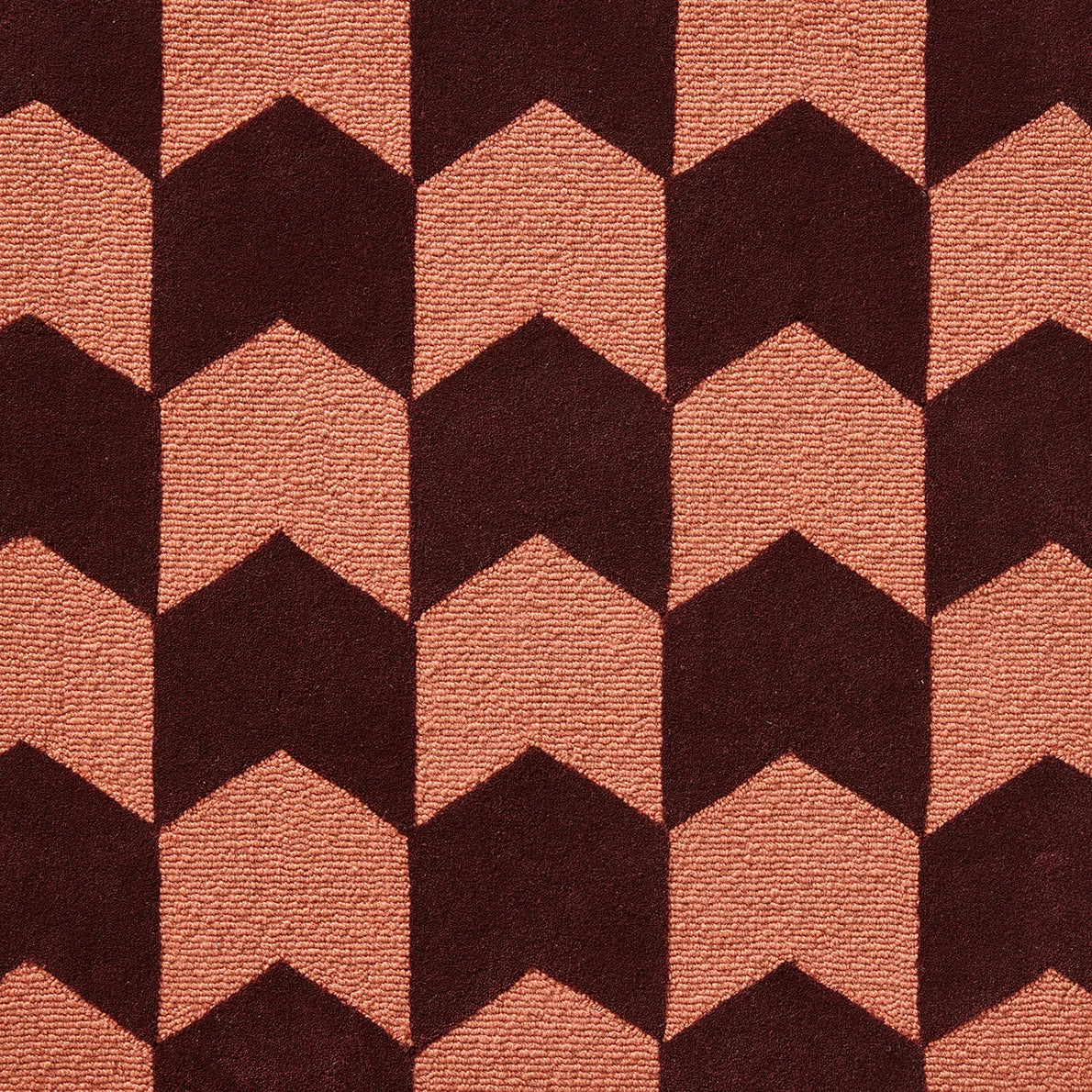 Les Fleches Rug by Le Manach in Brique Rose (LT106003)
