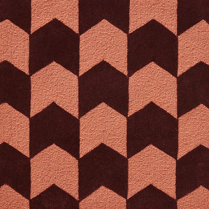 Les Fleches Rug by Le Manach in Brique Rose (LT106003)