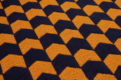 Les Fleches Small Rug by Le Manach shown in a room setting (view 1)