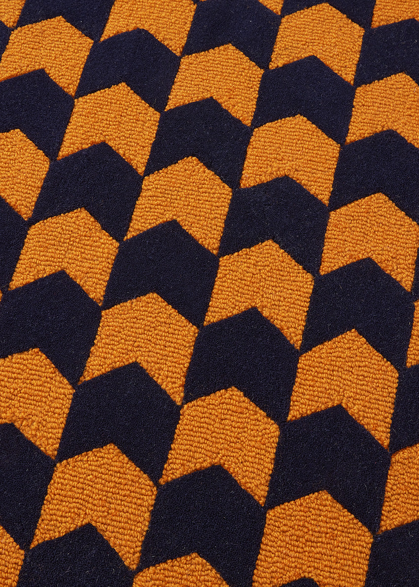 Les Fleches Small Rug by Le Manach shown in a room setting (view 2)