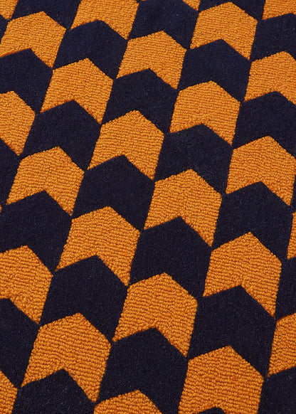Les Fleches Small Rug by Le Manach shown in a room setting (view 2)