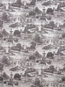 Les Fontainiers Wallpaper by Pierre Frey in Fusain (FP293001)
