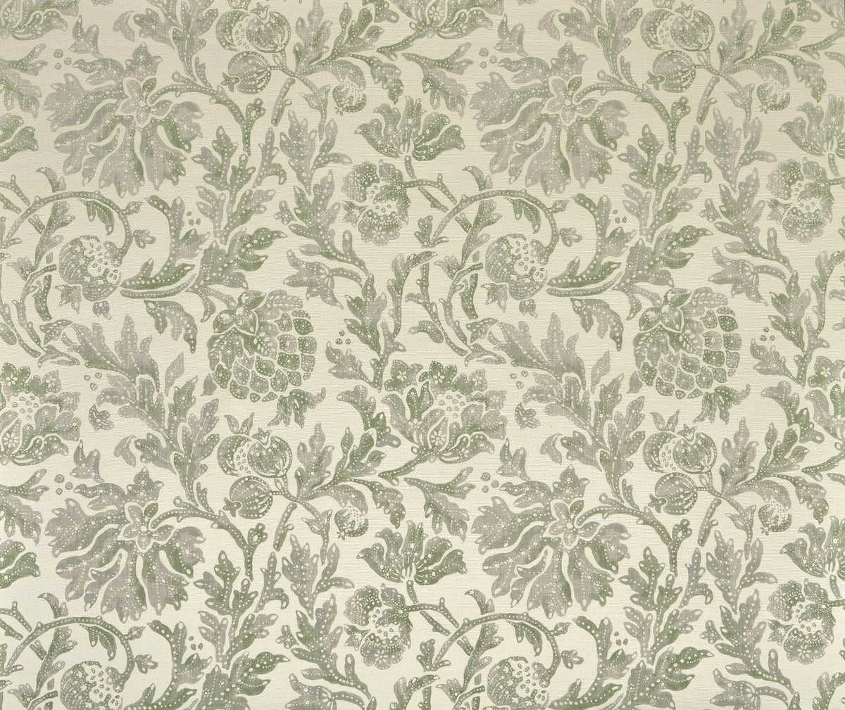 Les Grenades Wallpaper by Pierre Frey in Sauge (FP268002)