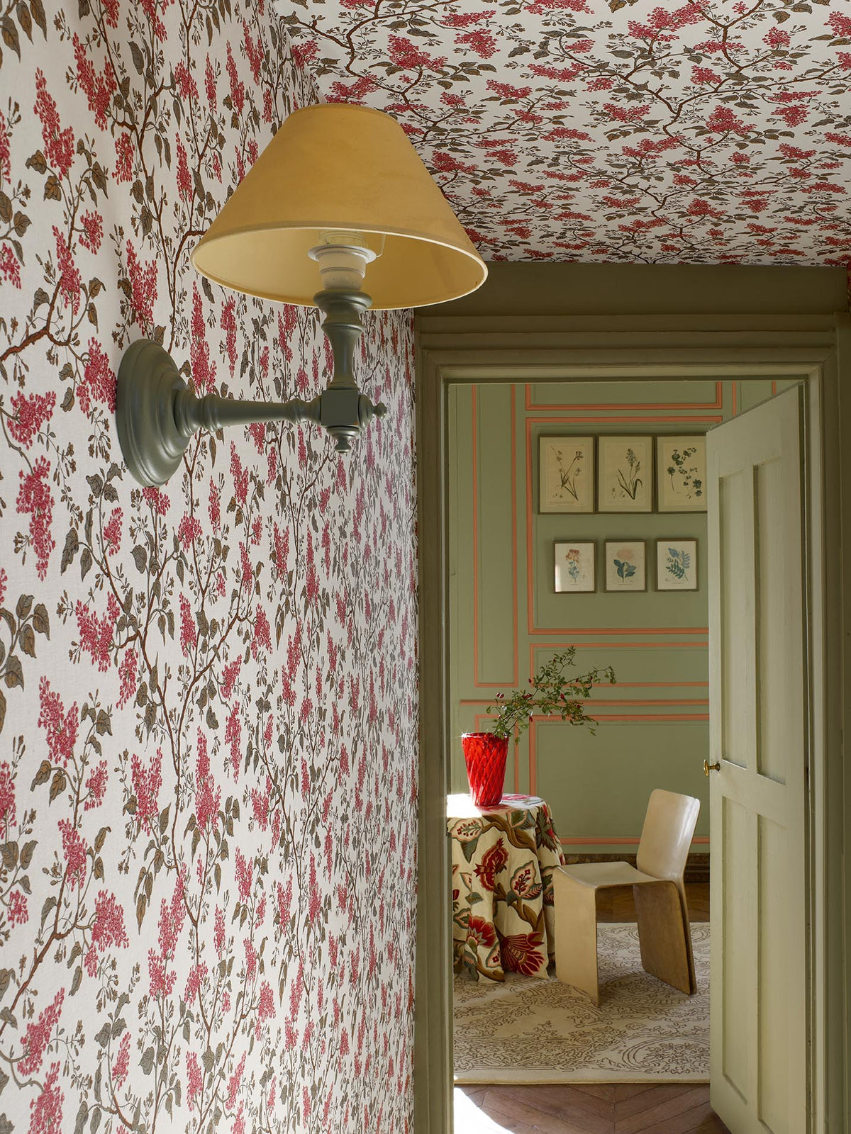 Les Lilas Fabric by Braquenié shown in a room setting (view 1)