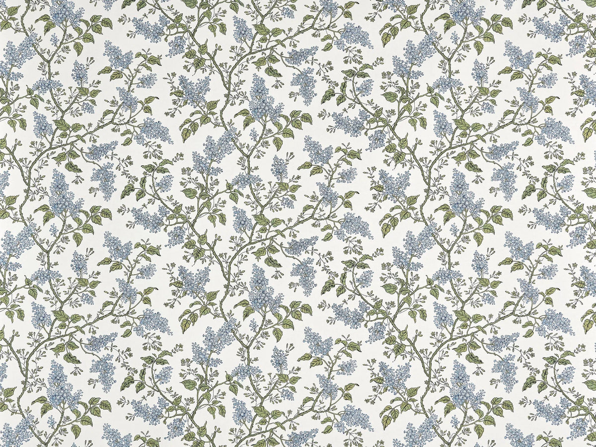 Les Lilas Wallpaper by Braquenié in Ciel (BP354003)