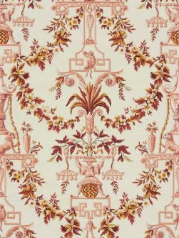 Les Lions Wallpaper by Le Manach in Pivoine (LP111001)