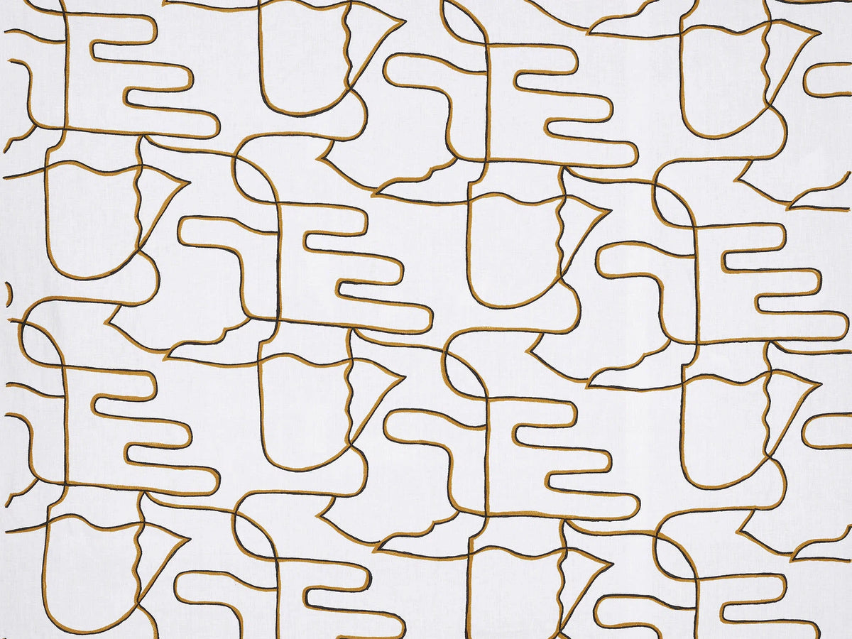 Les Mouettes Fabric by Pierre Frey in Chaux (F3524001)
