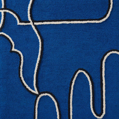 Les Mouettes Rug by Pierre Frey in Bleu (FT246001)