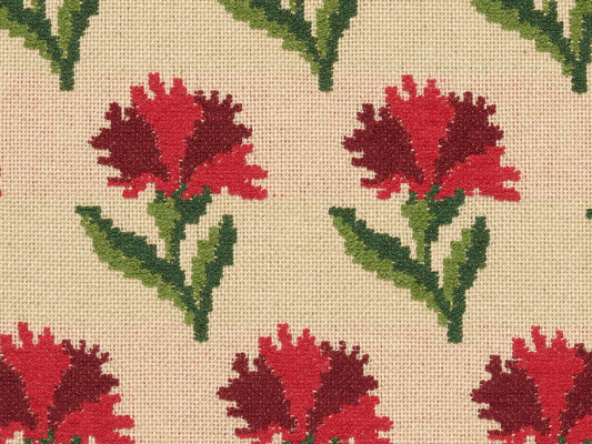 Les Oeillets Canevas Fabric by Le Manach in Les Oeillets Canevas B23/B22/B02/B13 (L4042_LES_OEILLETS_Canevas_B23_B22_B02_B13_FI)