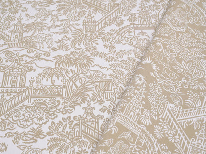 Les Pagodes Fabric by Pierre Frey in Naturel (F3479001)
