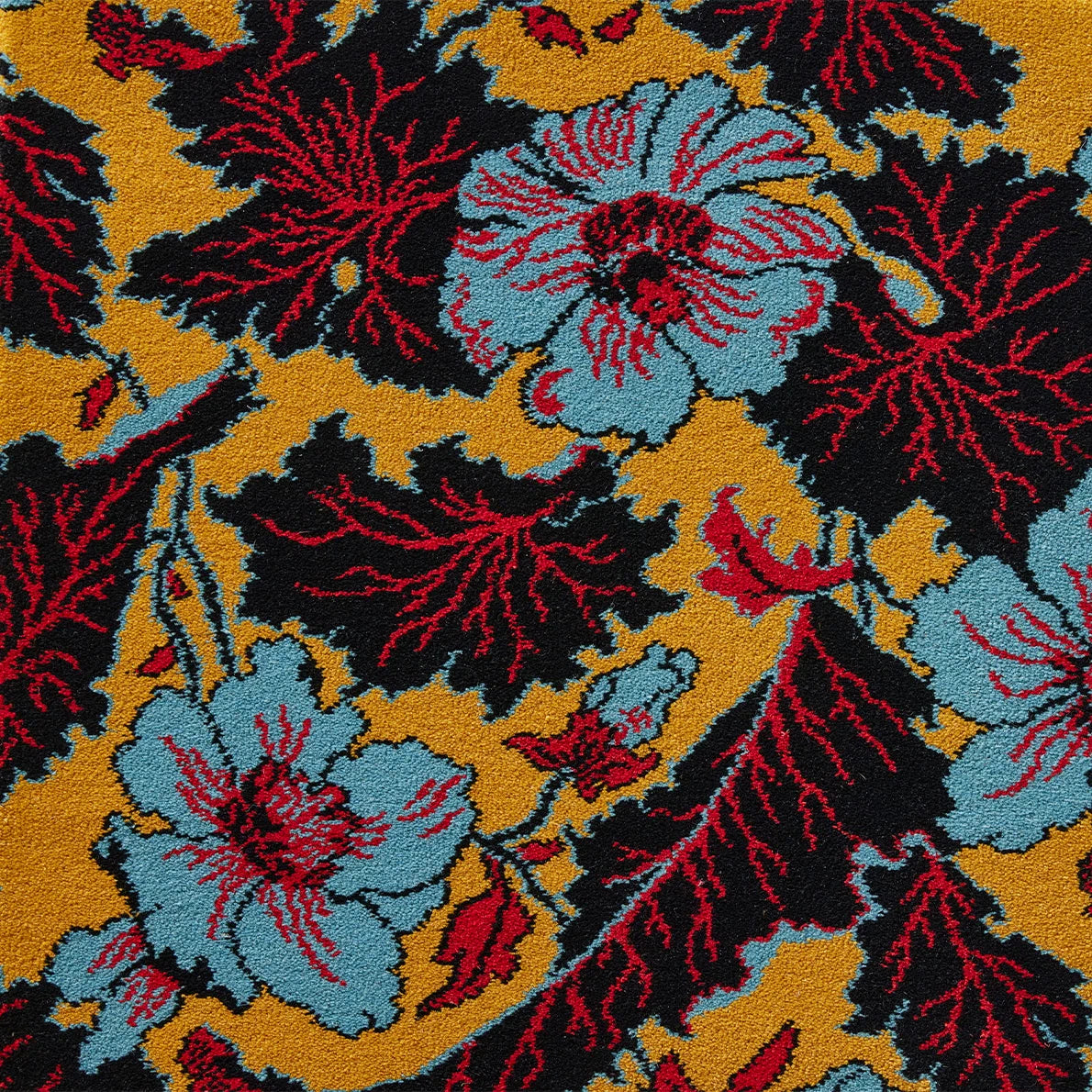 Les Pavots Axminster Rug by Braquenié in Ocre (BT125001)