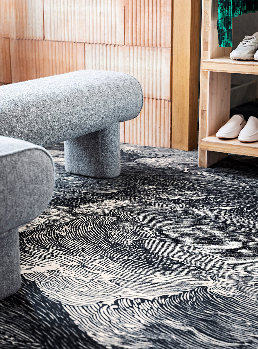 Les Rocheuses Broadloom Carpet by Pierre Frey shown in a room setting (view 2)