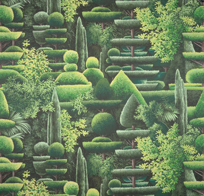 Les Topiaires Wallpaper by Pierre Frey in Jardin (FP274002)
