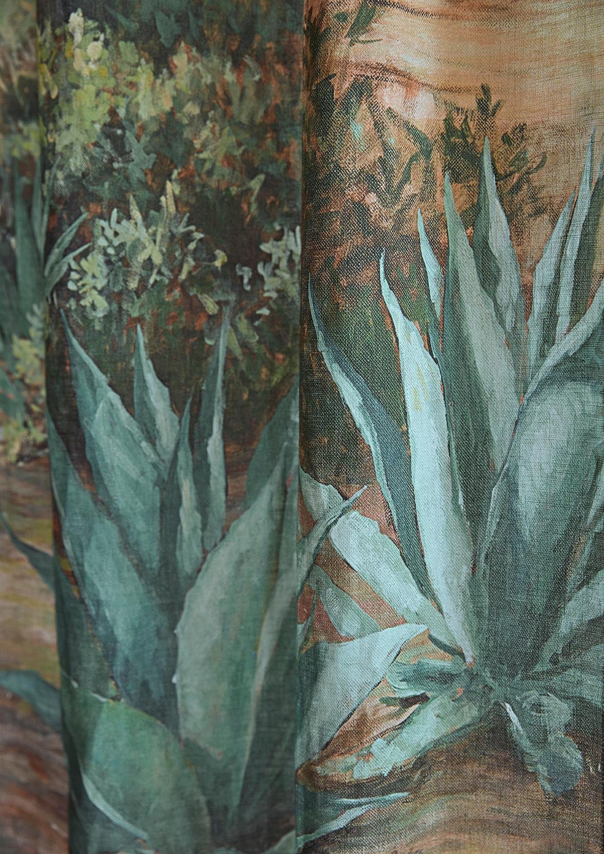 L'Esterel Panoramic Wallpaper by Pierre Frey shown in a room setting (view 2)