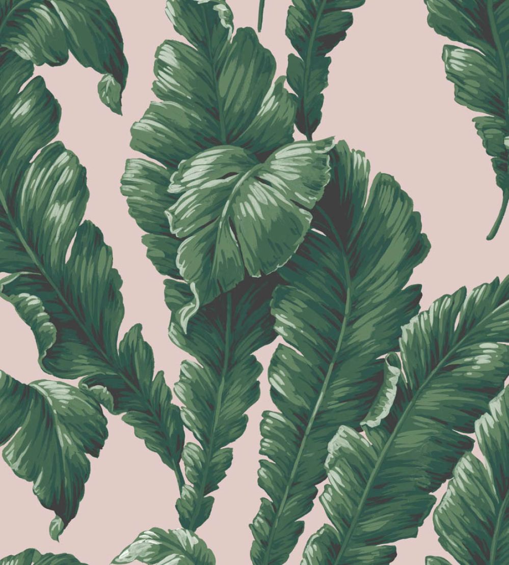 Lets Go Bananas Wallpaper by Woodchip & Magnolia Green/Blush