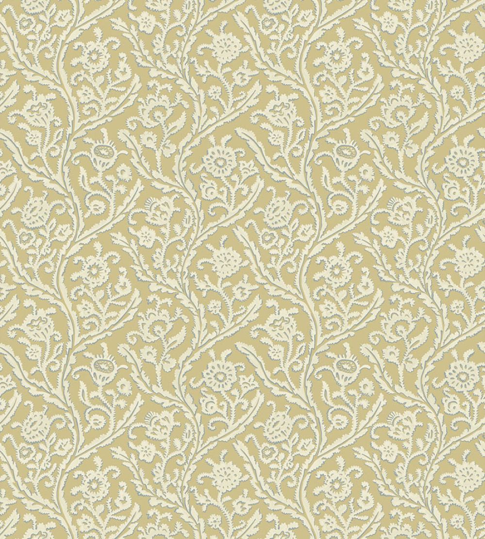 Letti Wallpaper by Josephine Munsey Light Yellow