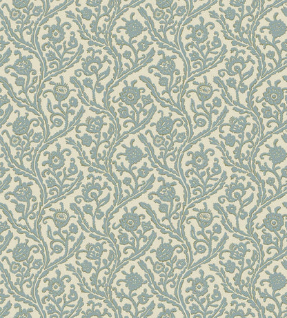 Letti Wallpaper by Josephine Munsey Mid Blue