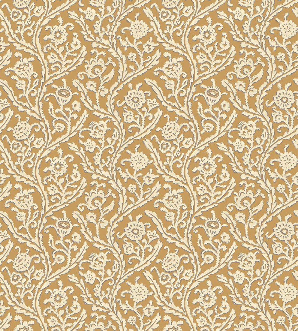 Letti Wallpaper by Josephine Munsey Mustard Yellow