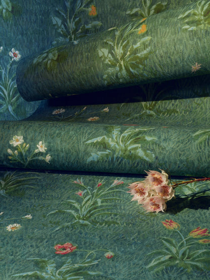 L'Herbier du Jardin Wallpaper by Pierre Frey shown in a room setting (view 2)