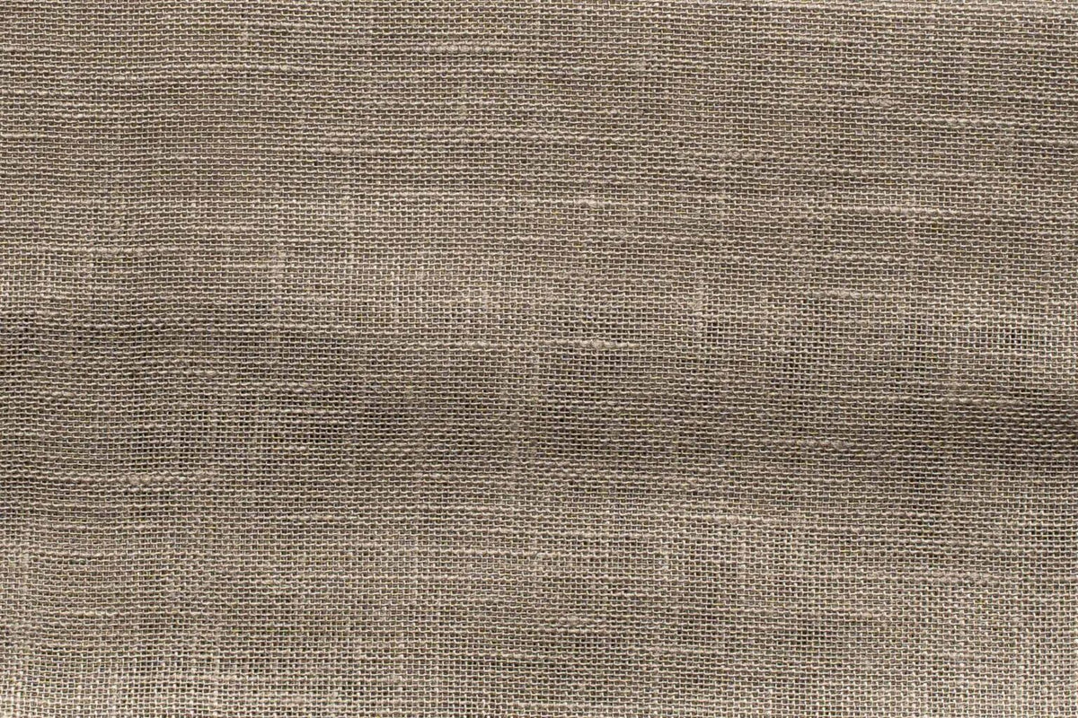 Lightweight Linen fabric by Coordonné in Brown T6484006, flat pattern view