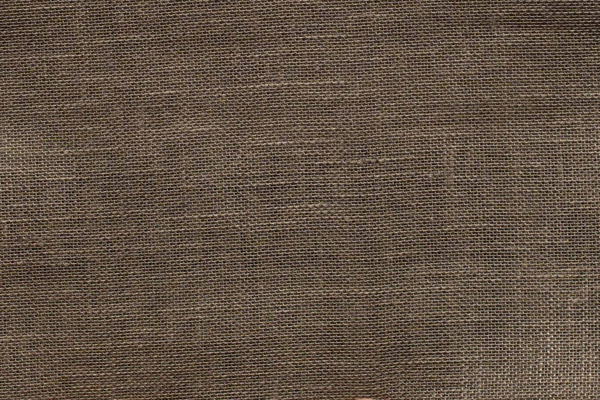 Lightweight Linen fabric by Coordonné in Brown T6484022, flat pattern view
