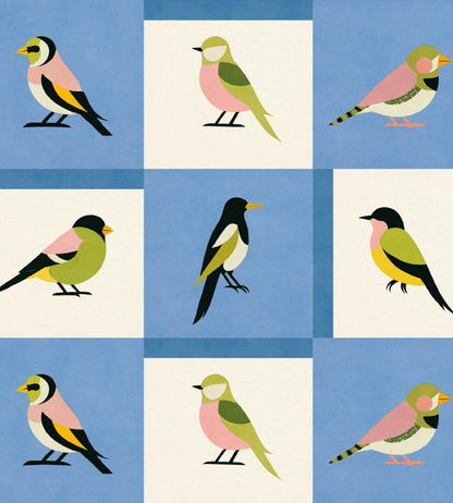 Like a Bird Wallpaper by Coordonne Blue
