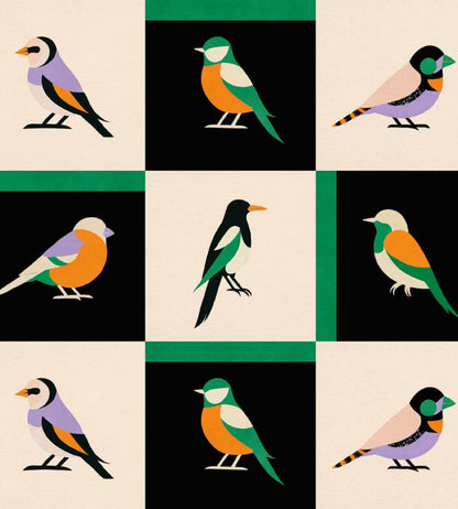 Like a Bird Wallpaper by Coordonne Noir