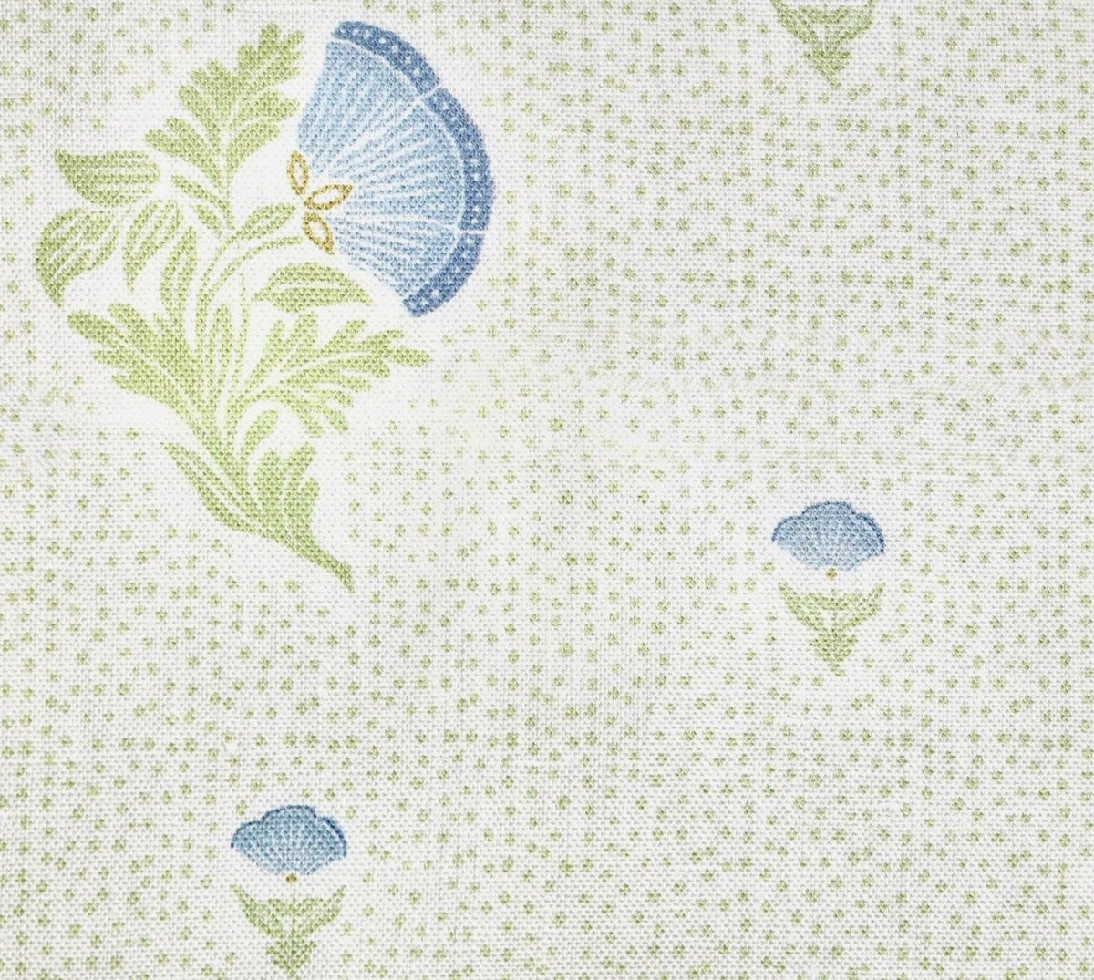 Lila Fabric by Betsy Textiles in Azur & Kiwi