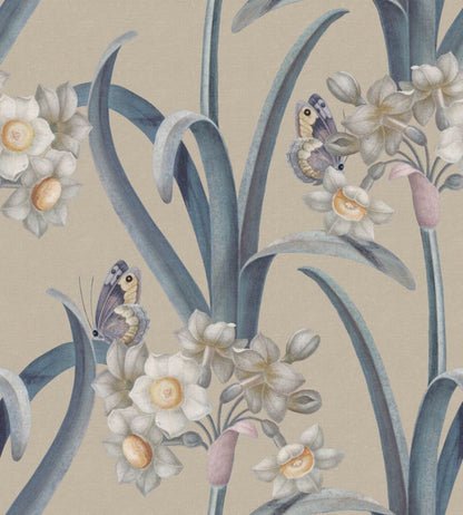 Lilian Wallpaper by Sandberg Blue