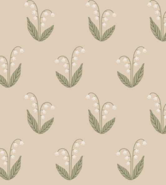 Lilly Wallpaper by Sandberg Blush