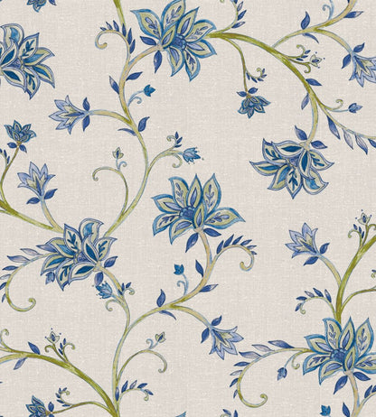 Lily Wallpaper by Coordonne Blue