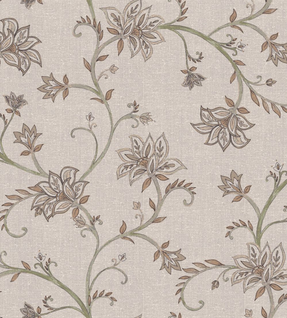 Lily Wallpaper by Coordonne Ecru