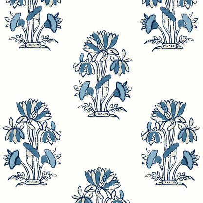 Lily Flower Wallpaper by Thibaut – The ReBorn House
