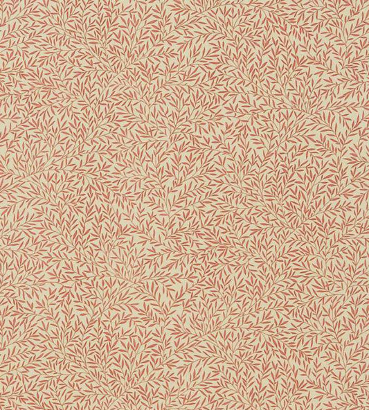 Lily Leaf Fabric by Morris & Co Red