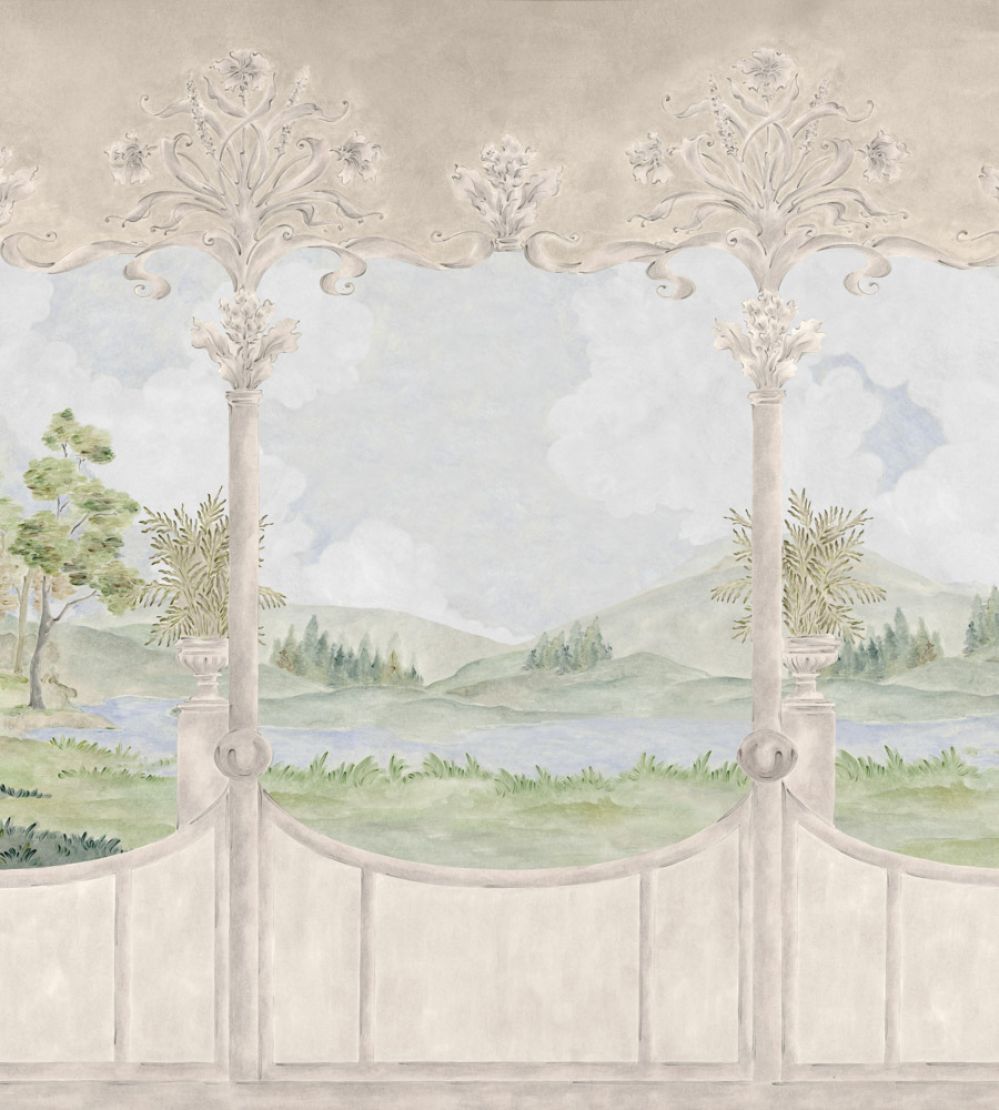 Limestone View Mural by Coordonne Spring
