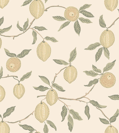 Limone Wallpaper by Sandberg Yellow