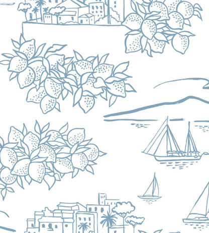 Limoneto Wallpaper by Mini Moderns Chalkhill Blue