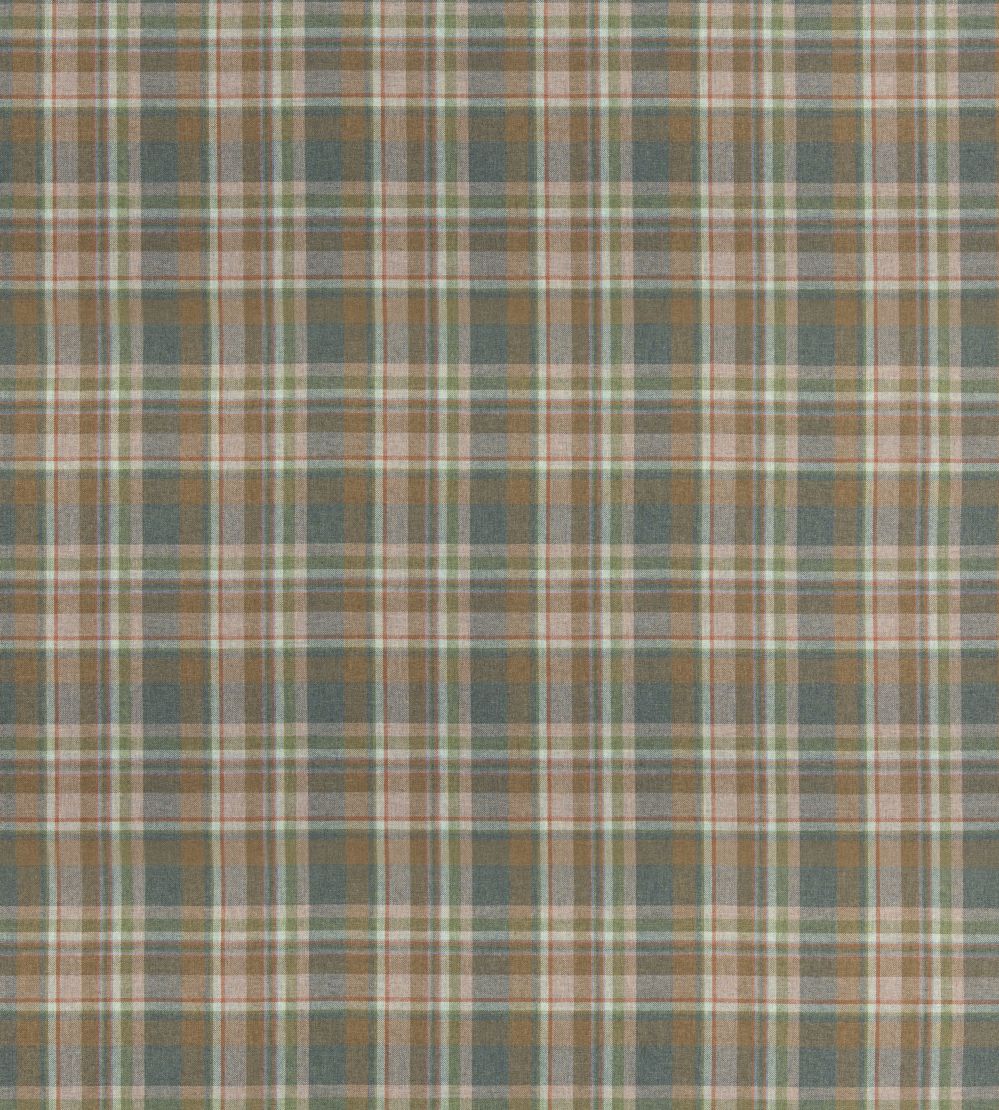 Lindisfarne Plaid Fabric by Mulberry Home Lovat