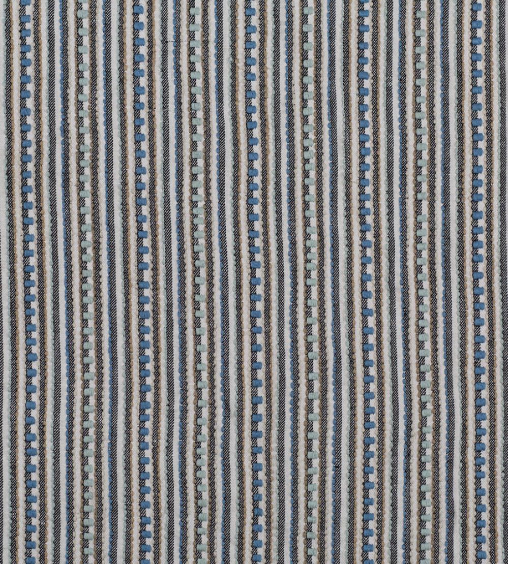 Line Work Fabric by Vanderhurd Bluestone