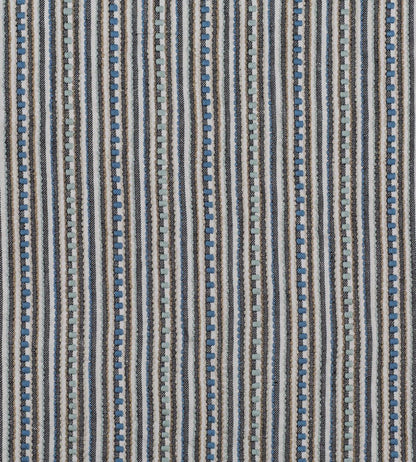 Line Work Fabric by Vanderhurd Bluestone