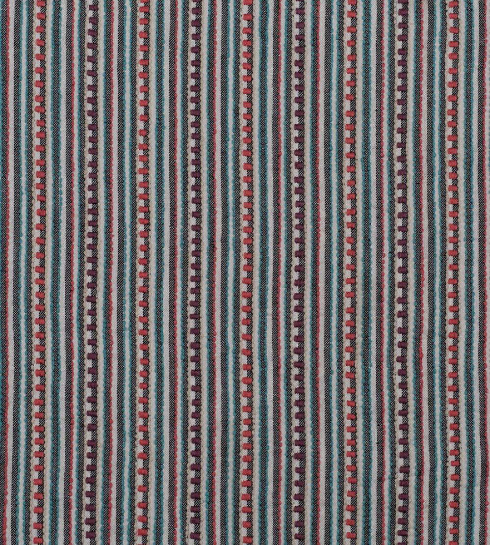 Line Work Fabric by Vanderhurd Coral