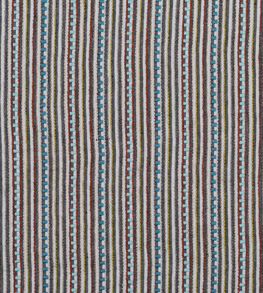 Line Work Fabric by Vanderhurd Topaz
