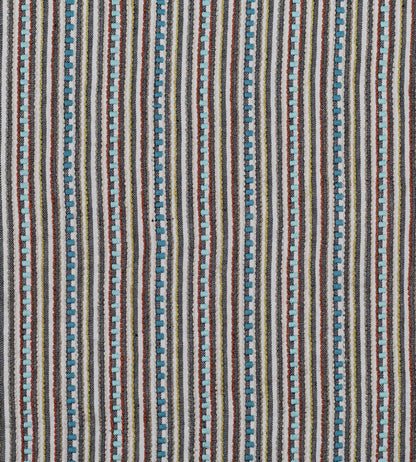Line Work Fabric by Vanderhurd Topaz