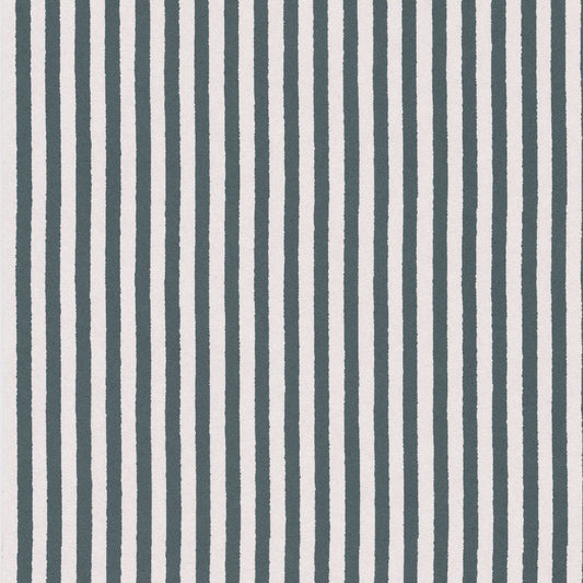 Linea Stripes Wallpaper by Nile & York in Dark Green