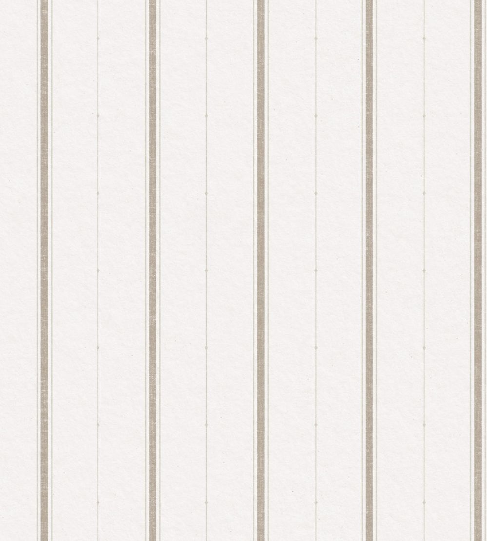 Lineal Wallpaper by Coordonne Ecru