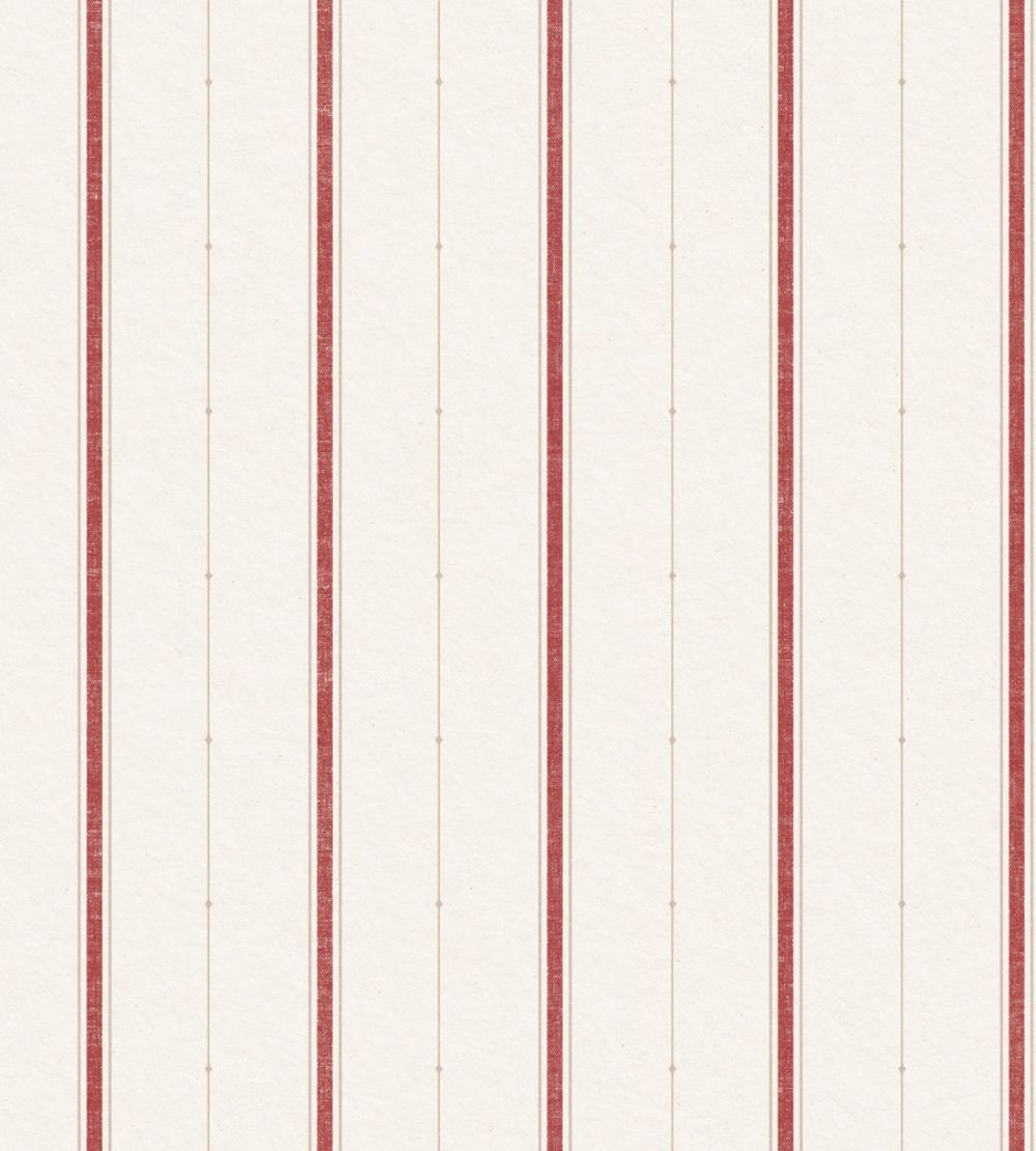Lineal Wallpaper by Coordonne Red